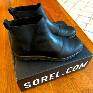 Sorel Harlow Chelsea boots in black, 10.5M
